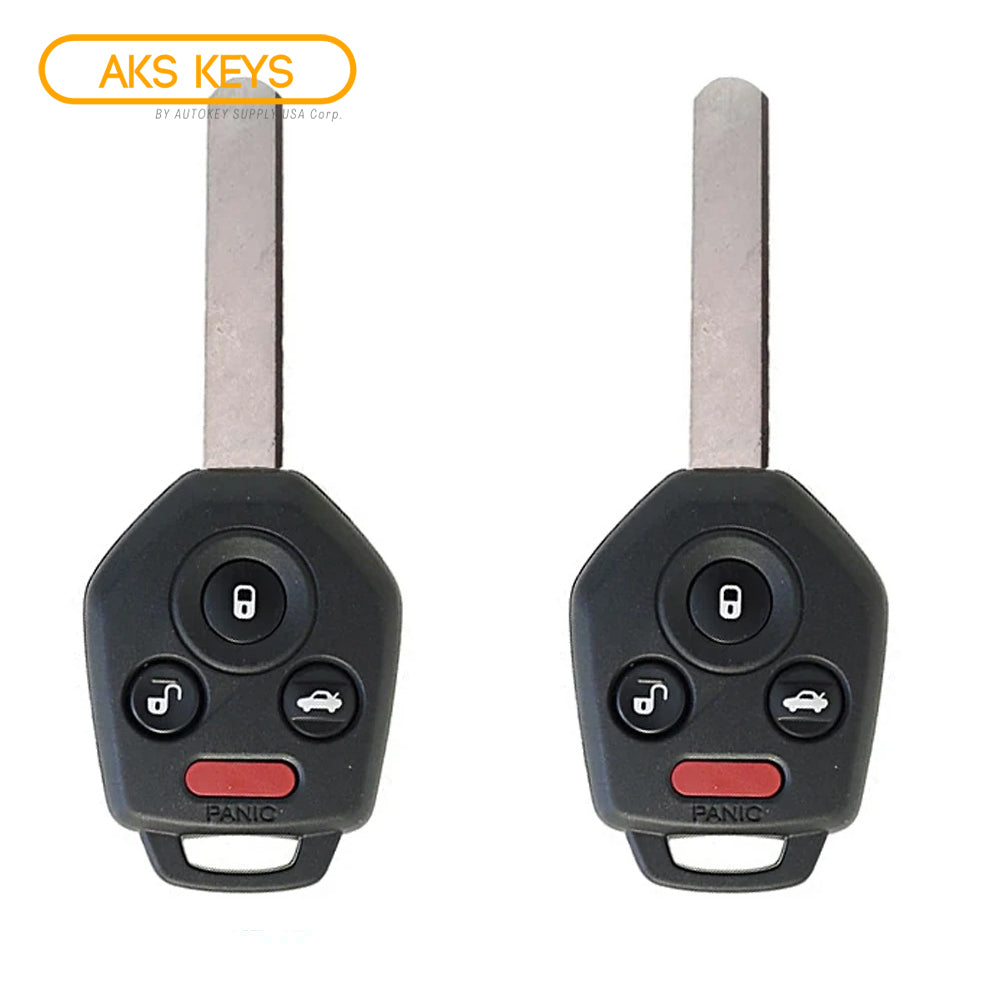 2010 - 2014 Subaru Remote Head Key 4B FCC# CWTWBU766 (2 Pack)