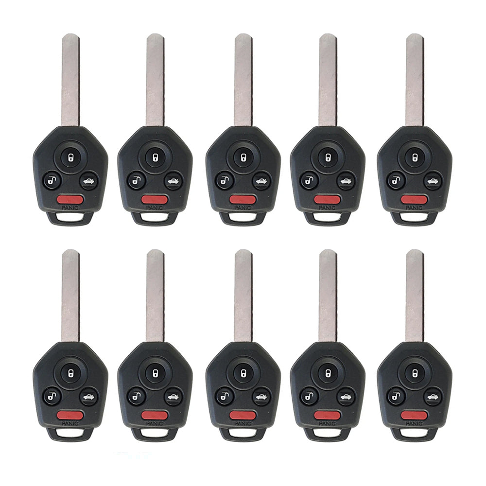 2010 - 2014 Subaru Remote Head Key 4B FCC# CWTWBU766 (10 Pack)