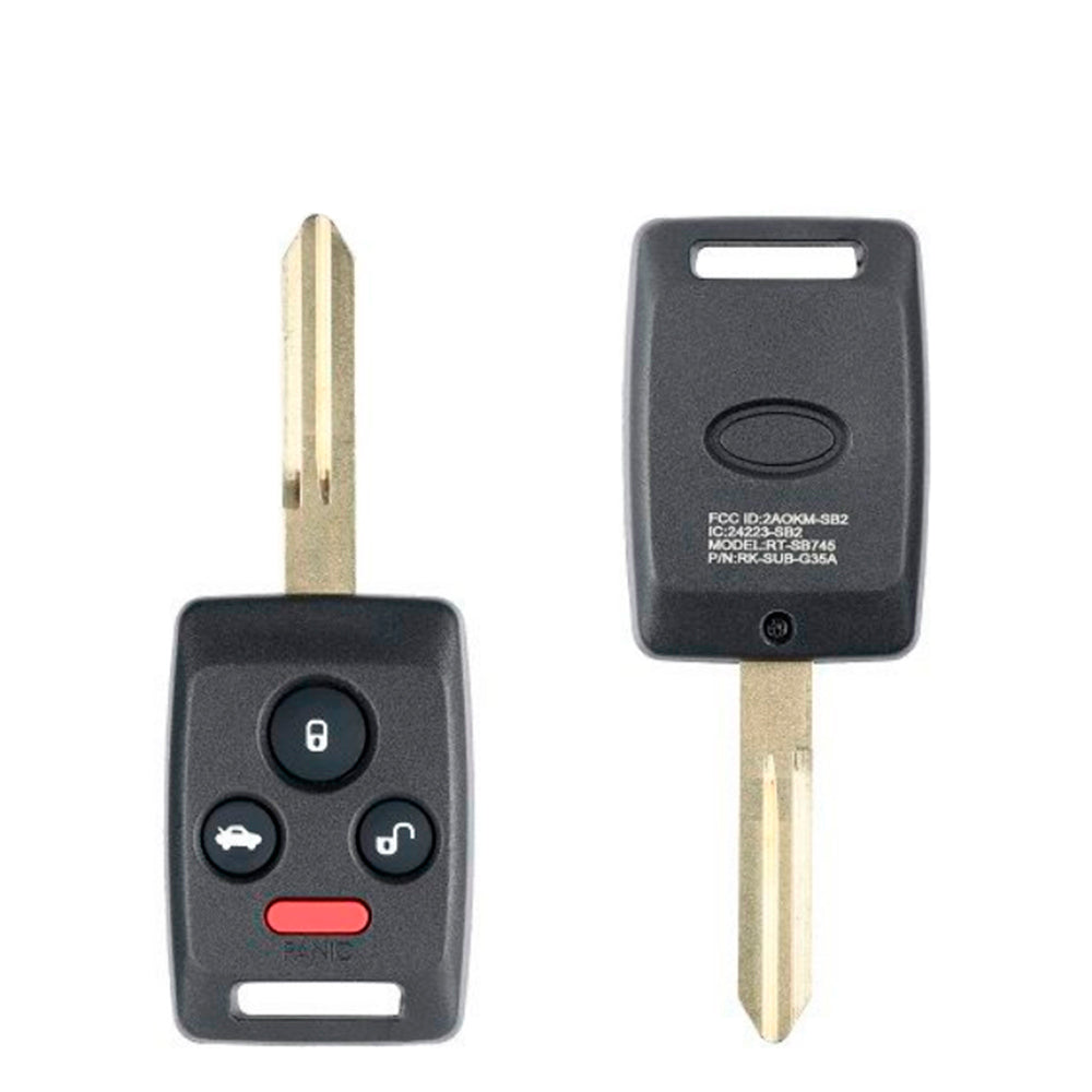 Remote Key Fob Compatible with Subaru 2006 2007 2008 4B FCC# CWTWBU745