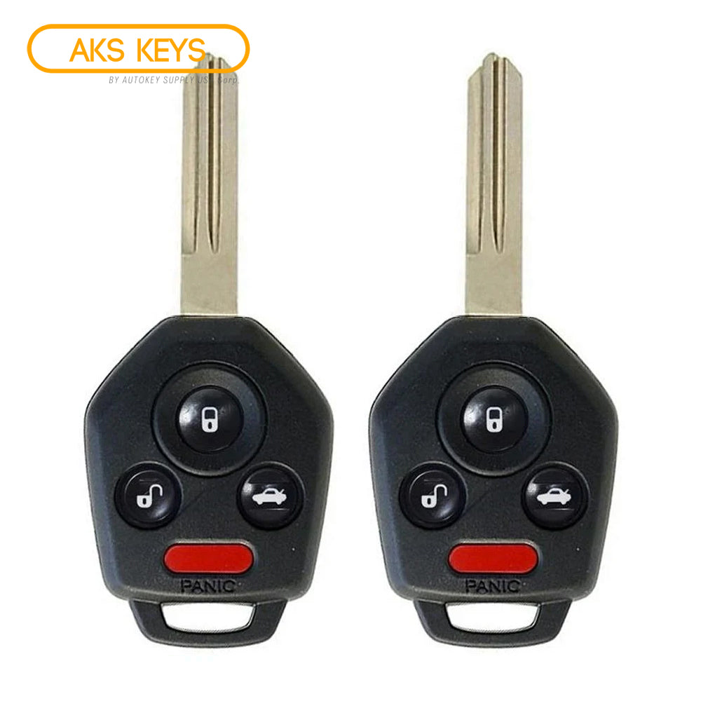 2008 - 2011 Subaru Remote Head Key 3B FCC# CWTWBU766 (2 Pack)