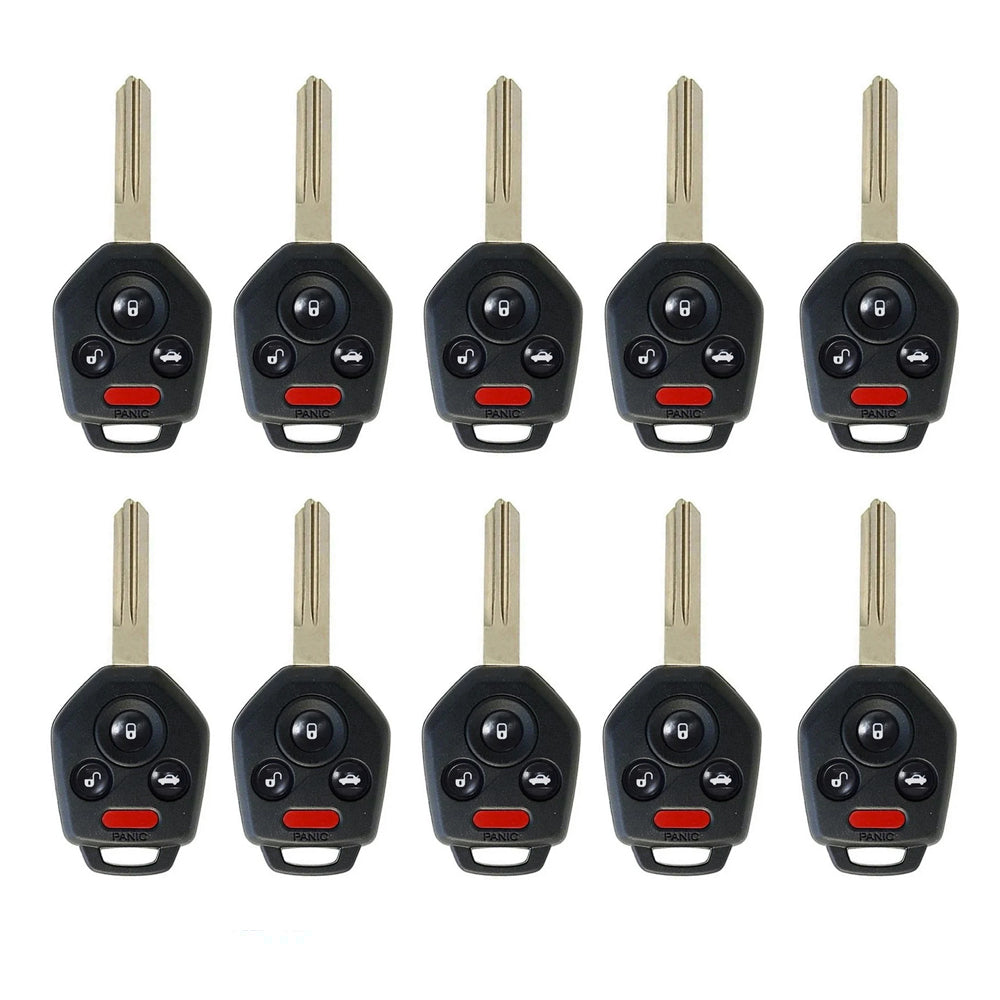 2008 - 2011 Subaru Remote Head Key 3B FCC# CWTWBU766 (10 Pack)