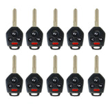 2008 - 2011 Subaru Remote Head Key 3B FCC# CWTWBU766 (10 Pack)