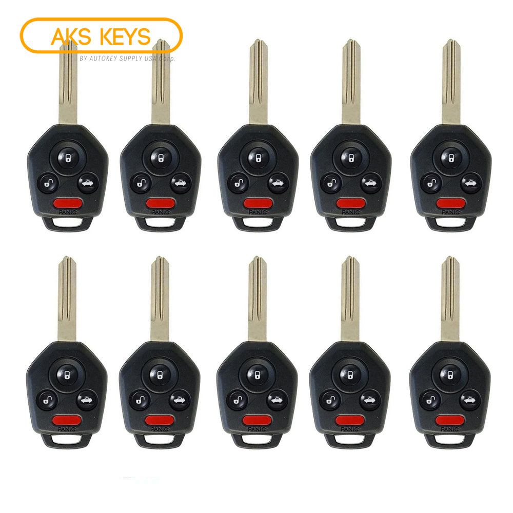 2008 - 2011 Subaru Remote Head Key 3B FCC# CWTWBU766 (10 Pack)