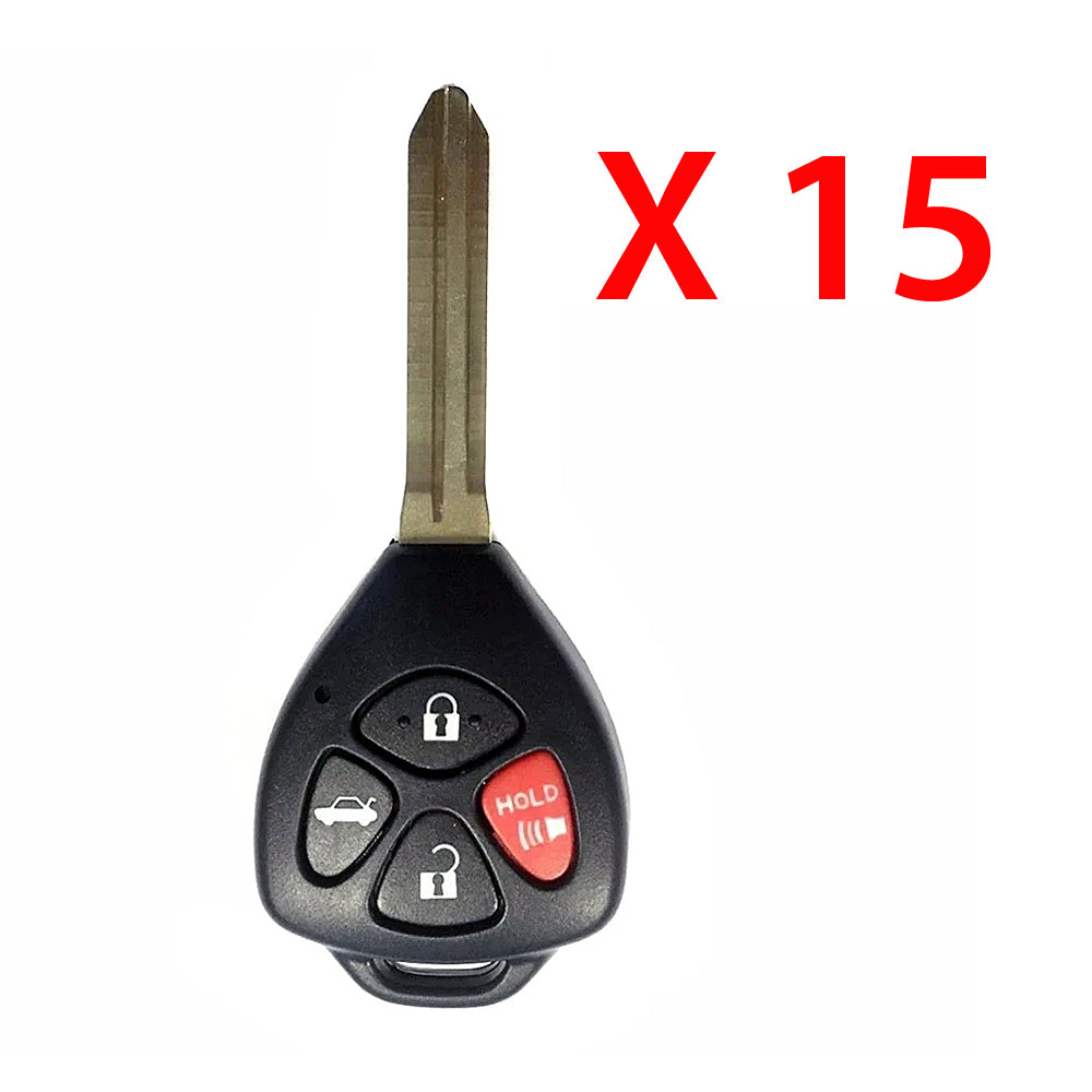 2013 - 2020 Subaru BRZ Remote Head Key 4B FCC# HYQ12BBY (15 Pack)