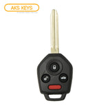 2012 - 2019 Subaru Remote Head Key 4B FCC# CWTWBU766 - 433 MHz - Canadian Vehicles Only