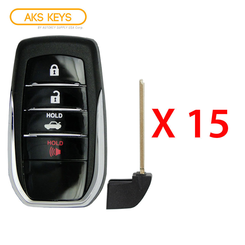 2016 - 2020 Toyota Mirai Smart Key Trunk 4B FCC# HYQ14FBA (15 Pack)