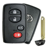 2011 Toyota Prius Smart Key 4B FCC# HYQ14AAB