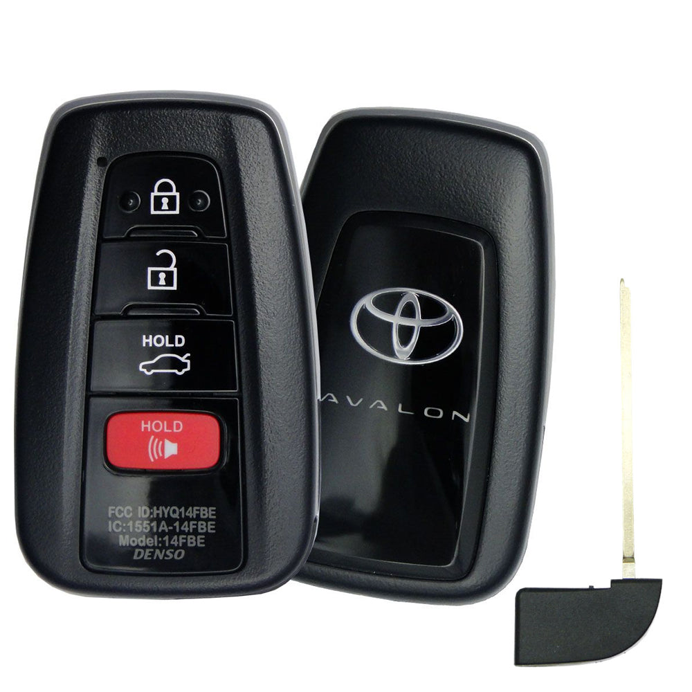 2019 Toyota Avalon Smart Key 4B FCC# HYQ14FBE - 0410