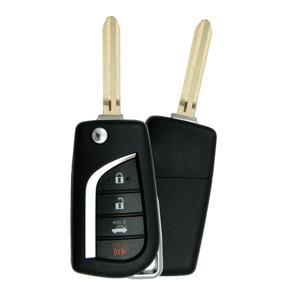 2015 Toyota RAV4 Flip Key 4B Fob FCC# HYQ12BDM - H Chip - Aftermarket