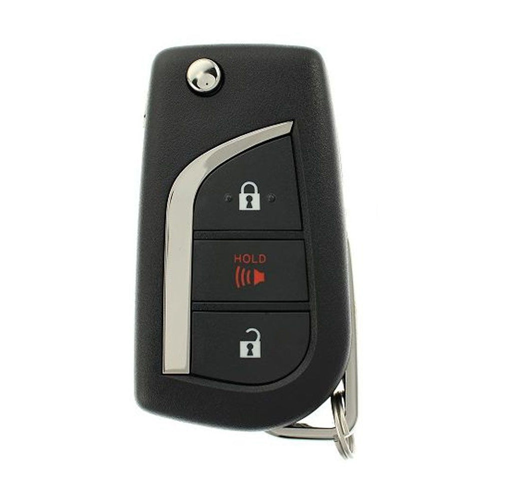 2020 2021 Toyota C-HR Flip Key Fob 3 Buttons FCC# M0ZB3F2F2L