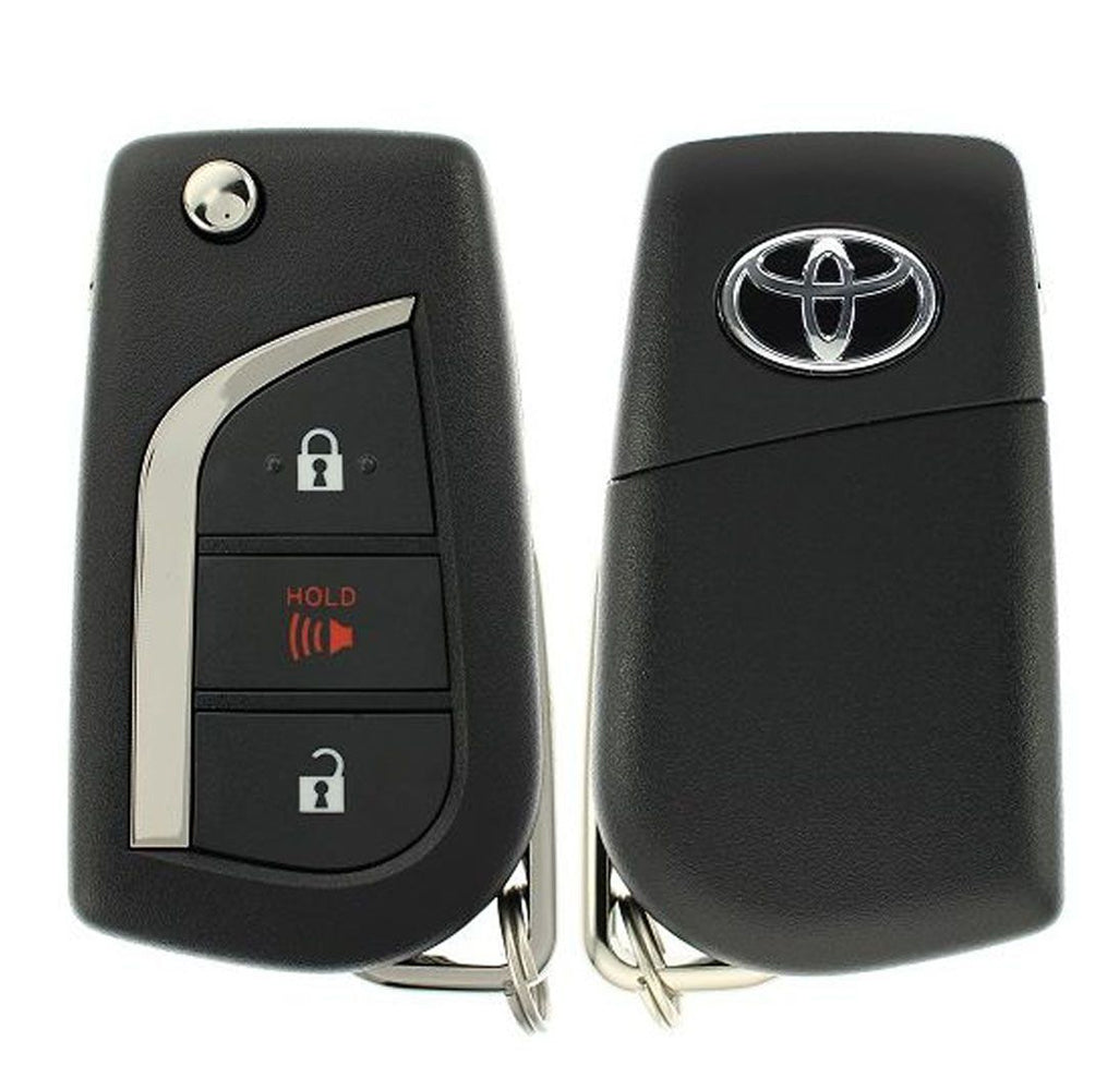 2020 2021 Toyota C-HR Flip Key Fob 3 Buttons FCC# M0ZB3F2F2L