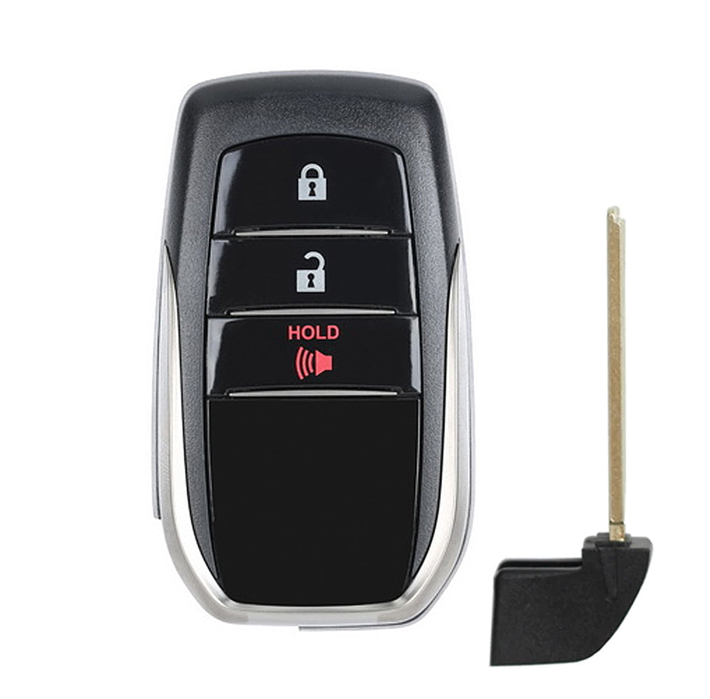 2021 Toyota Land Cruiser Smart Key 3 Buttons FCC# HYQ14FBB - 0010 - Af