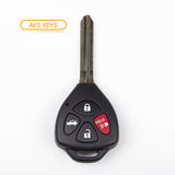 2009 Toyota Camry Key Fob 4B FCC# HYQ12BBY / HYQ12BDC / 4D 67 Chip