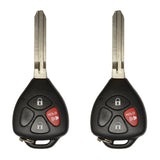 2006 - 2012 Toyota RAV4 Remote Head Key 3B FCC# HYQ12BBY / 4D67 (2 Pack)