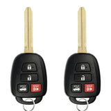 2012 - 2014 Toyota Camry Remote Head Key 4B FCC# HYQ12BDM (2 Pack)