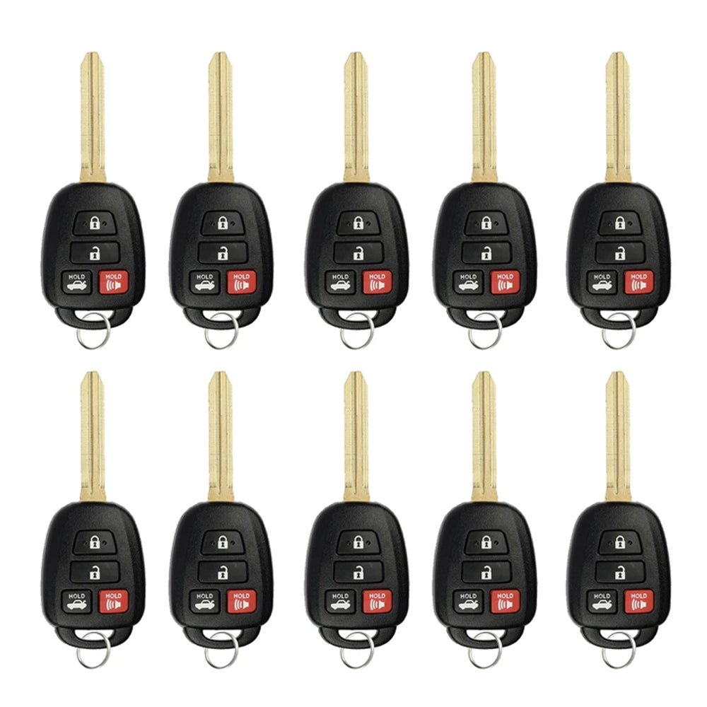 2012 - 2014 Toyota Camry Remote Head Key 4B FCC# HYQ12BDM (10 Pack)