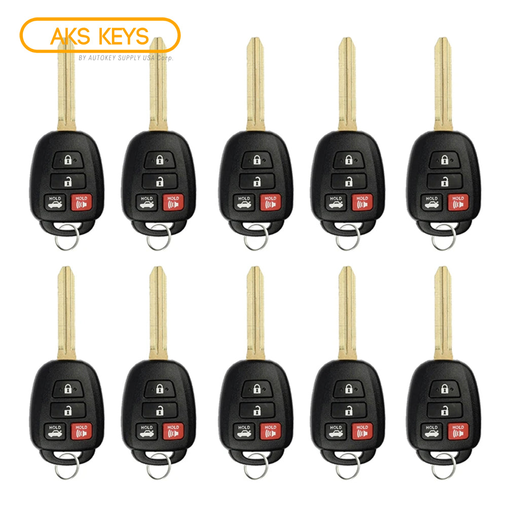 2012 - 2014 Toyota Camry Remote Head Key 4B FCC# HYQ12BDM (10 Pack)