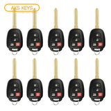 2012 - 2014 Toyota Camry Remote Head Key 4B FCC# HYQ12BDM (10 Pack)