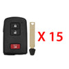 2012 - 2019 Toyota Smart Prox Remote Key 3B FCC# HYQ14FBA / 0020 (15 Pack)