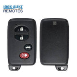 2007 - 2010 Toyota Avalon Camry Smart Key 4B FCC# HYQ14AAB (Silver)