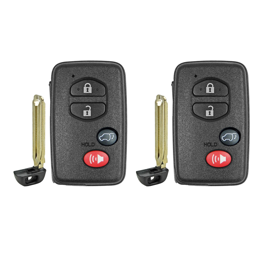 2007 - 2014 Toyota Highlander Smart Prox. Key 4B FCC# HYQ14AAB (2 Pack)