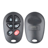 2004 - 2020 Toyota Sienna Keyless Entry 6B Fob FCC# GQ43VT20T