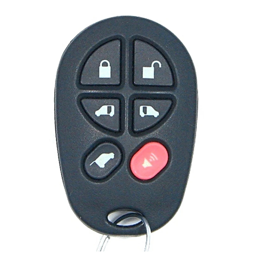 2004 - 2020 Toyota Sienna Keyless Entry 6B Fob FCC# GQ43VT20T