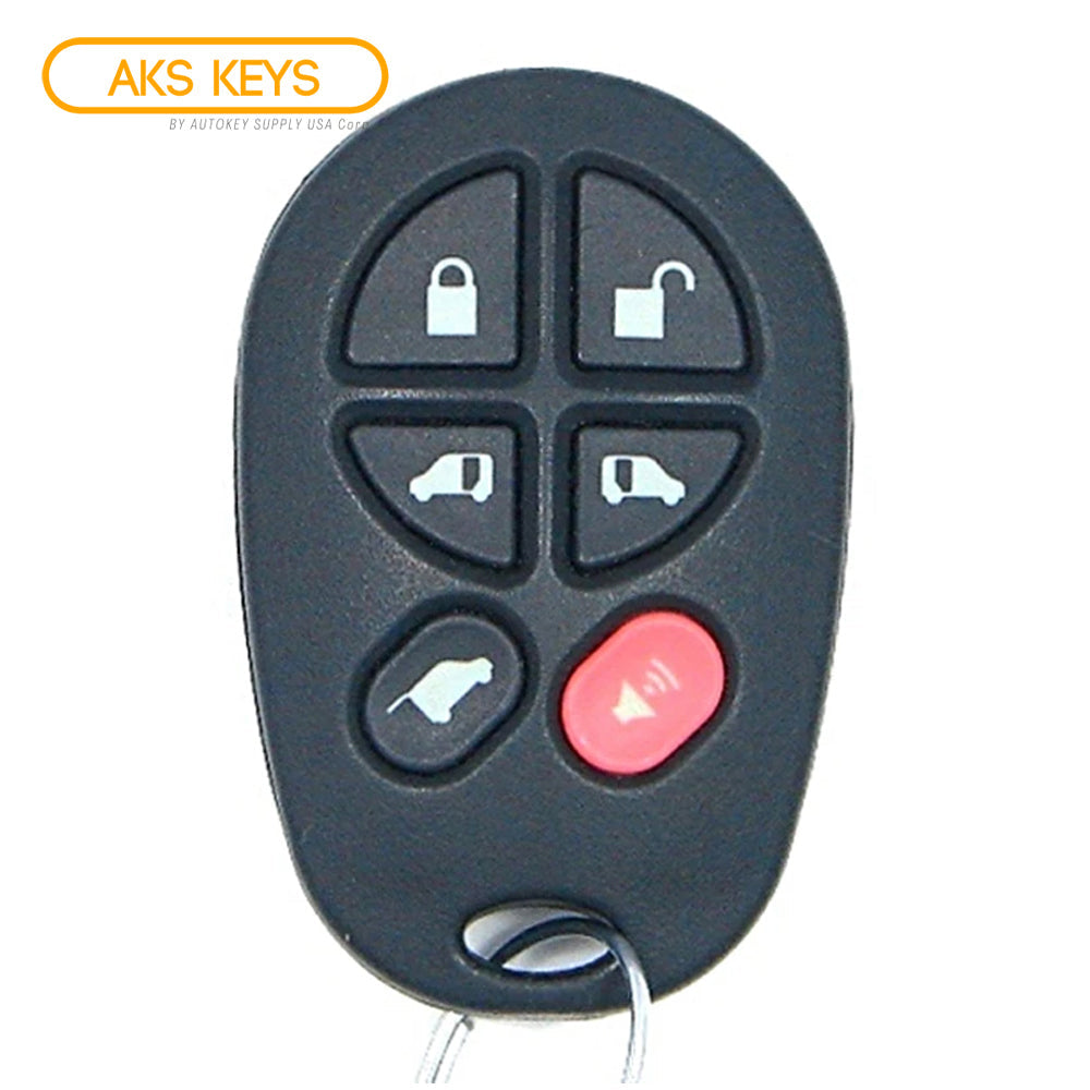 2004 - 2020 Toyota Sienna Keyless Entry 6B Fob FCC# GQ43VT20T