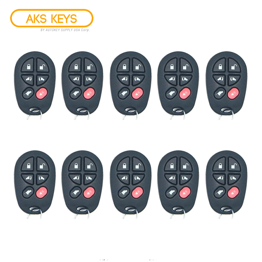 2004 - 2018 Toyota Sienna Remote Control 6B FCC# GQ43VT20T (10 Pack)