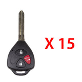 2009 - 2016 Toyota Remote Head Key 3B FCC# GQ4-29T (15 Pack)