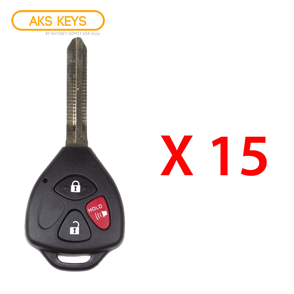 2009 - 2016 Toyota Remote Head Key 3B FCC# GQ4-29T (15 Pack)