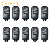 1999 - 2008 Toyota Remote Control 3B FCC# GQ43VT14T (10 Pack)