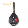 2012 Toyota Matrix Key Fob 3B FCC# GQ4-29T - 4D67 Chip