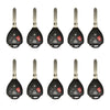 2008 - 2013 Toyota Remote Head Key 3B FCC# GQ4-29T - 4D67 Chip (10 Pack)