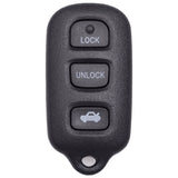 2002 - 2006 Toyota Camry Solara Keyless Entry 4B Fob FCC# GQ43VT14T