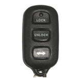 2002 - 2006 Toyota Camry Solara Keyless Entry 4B Fob FCC# GQ43VT14T