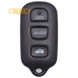 2002 - 2006 Toyota Camry Solara Keyless Entry 4B Fob FCC# GQ43VT14T