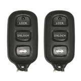 2002 - 2006 Toyota Remote Control 4B FCC# GQ43VT14T (2 Pack)