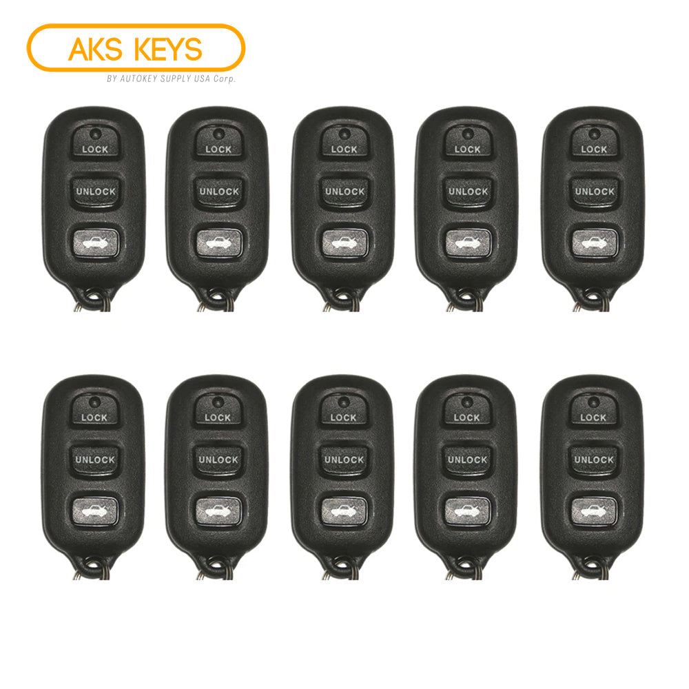 2002 - 2006 Toyota Remote Control 4B FCC# GQ43VT14T (10 Pack)