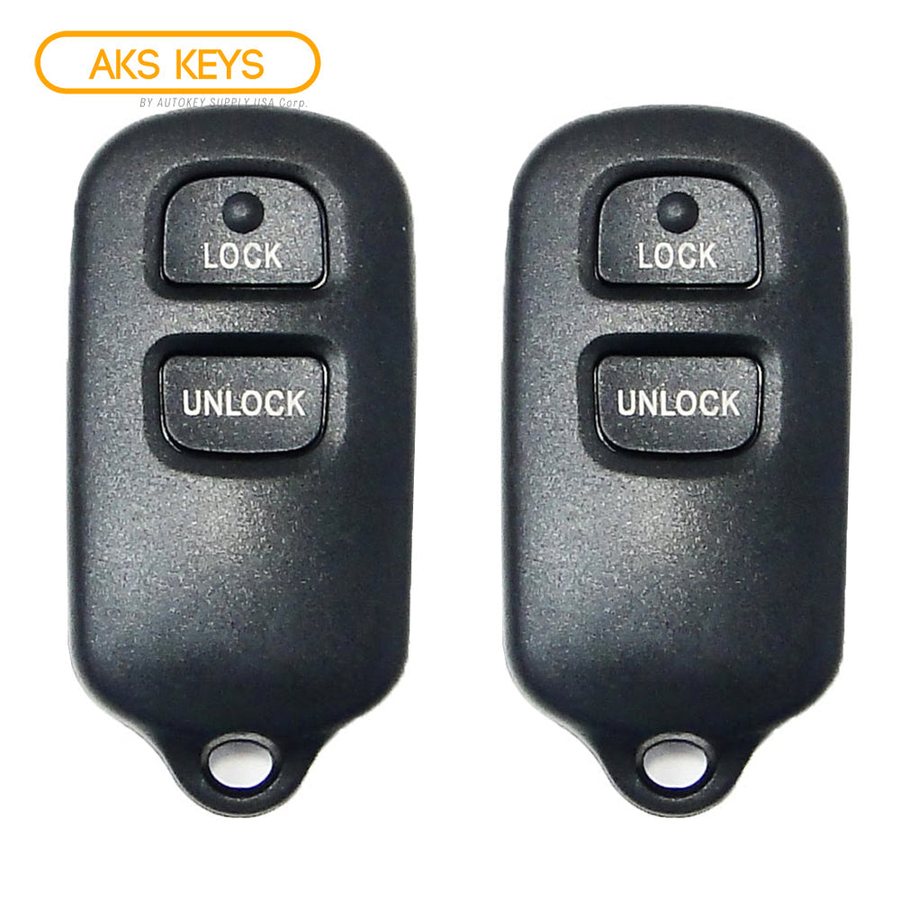 2000 - 2008 Toyota Remote Control 3B FCC# HYQ12BBX / HYQ12BAN (2 Pack)