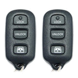 2004 - 2009 Toyota Remote Control 4B FCC# HYQ12BAN / HYQ12BBX (2 Pack)