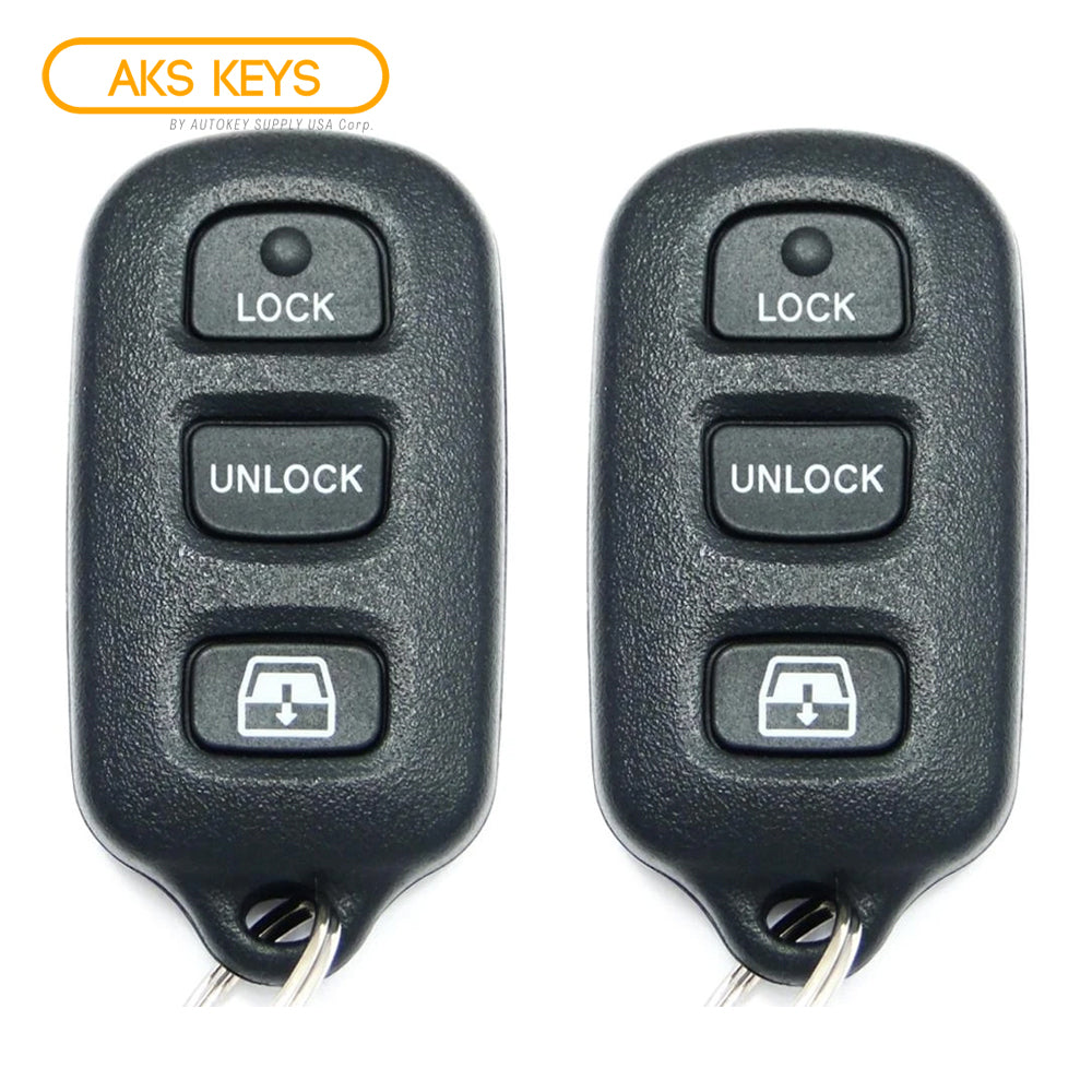 2004 - 2009 Toyota Remote Control 4B FCC# HYQ12BAN / HYQ12BBX (2 Pack)