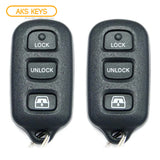 2004 - 2009 Toyota Remote Control 4B FCC# HYQ12BAN / HYQ12BBX (2 Pack)