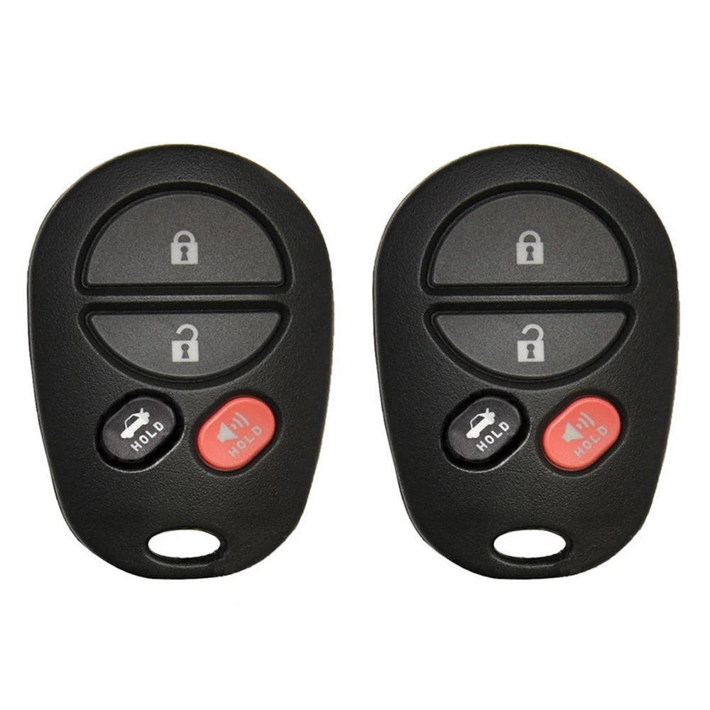 2004 - 2008 Toyota Remote Control 4B FCC# GQ43VT20T (2 Pack)