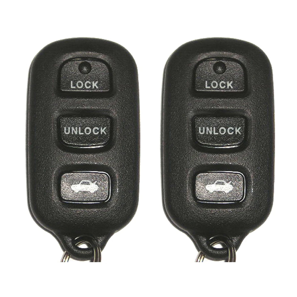 1998 - 1999 Toyota Remote Control 4B FCC# HYQ1512Y (2 Pack)