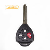 2011 Toyota Camry Key Fob 4B FCC# HYQ12BBY / HYQ12BDC - G Chip