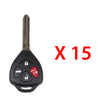 2011 Toyota Camry Remote Head Key 4B FCC# HYQ12BBY / HYQ12BDC (15 Pack)