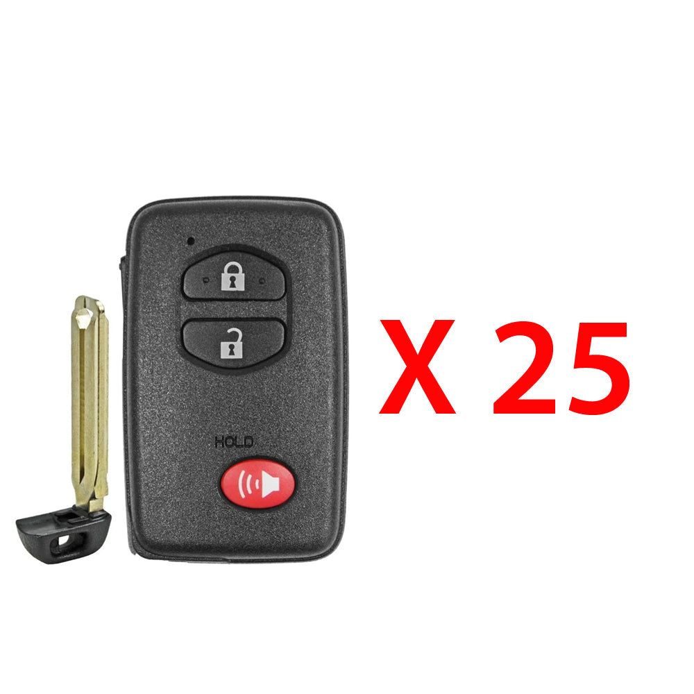 2008 - 2014 Toyota Smart Prox. Key 3B FCC# HYQ14AAB (25 Pack)