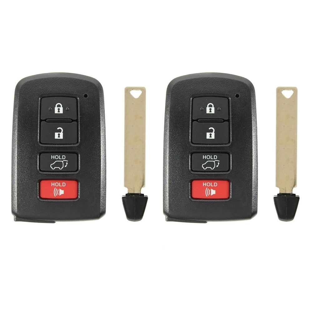 2014 - 2020 Toyota Smart Prox. Remote Key 4B FCC# HYQ14FBA - 2110 AG (2 Pack)