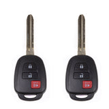 2013 - 2021 Toyota Remote Head Key 3B FCC# HYQ12BDP - H Chip (CANADIAN VEHICLES) (2 Pack)